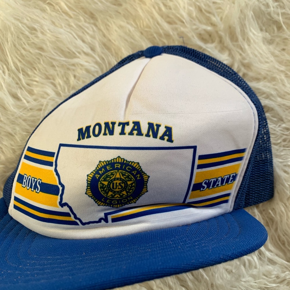 Vintage Montana Boys State Trucker Hat
